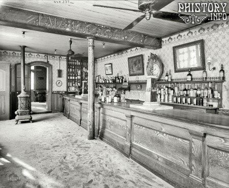 "Старый Абсент-бар". Новый Орлеан. США. 1906 год.