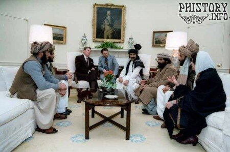 Встреча президента США Рональда Рейгана с афганскими моджахедами